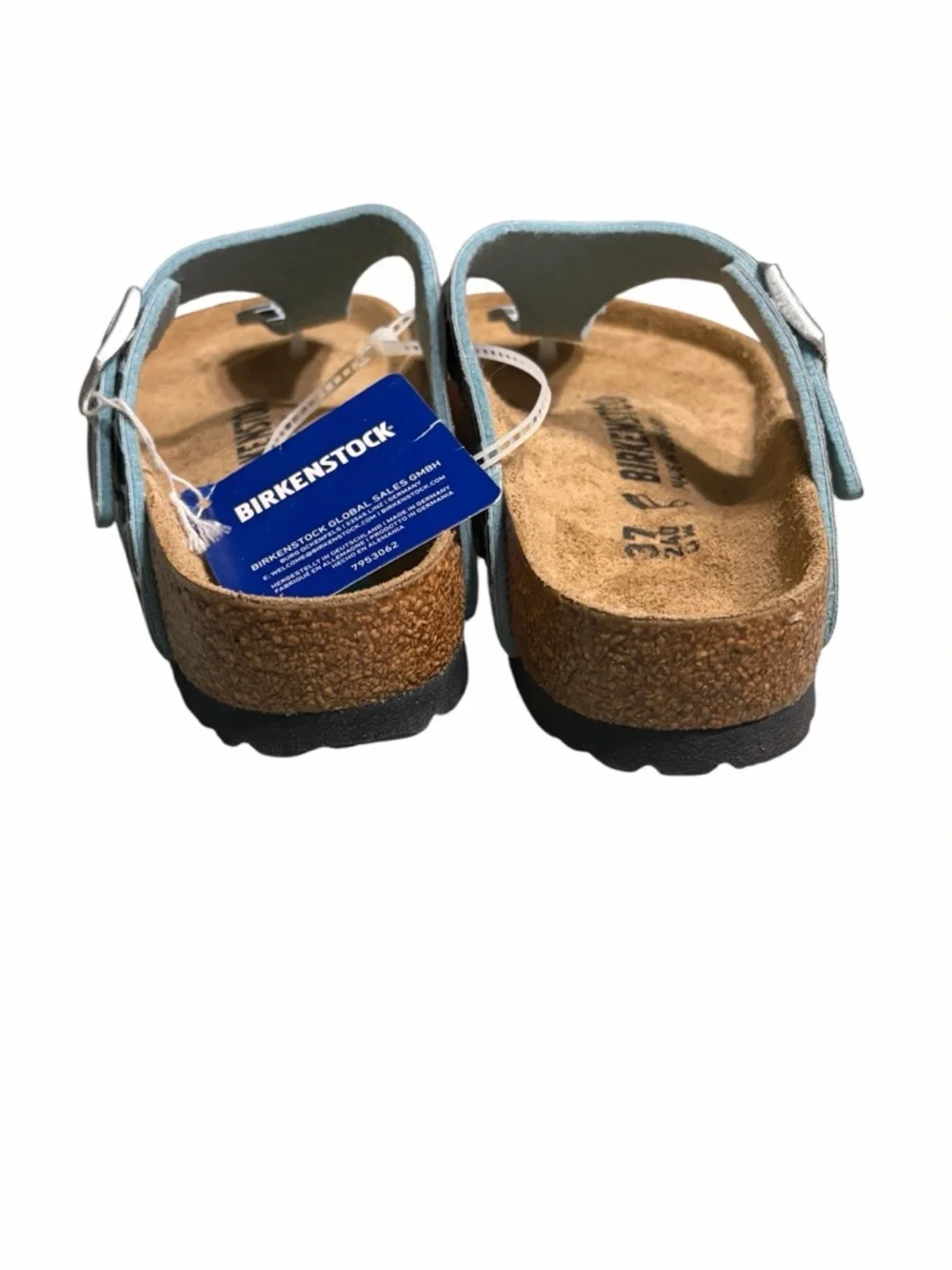 Birkenstock green croc